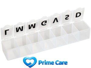 CAIXA DE COMPRIMIDOS SEMANAL - branca - blister - Italiana