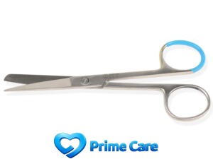 TESOURA CIRÚRGICA ESTÉRIL pontiaguda/espumada - reta - 13 cm